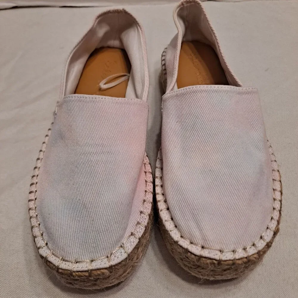 Splendid Womens Laney Espadrille Slip On Shoe Size 8.5 Pastel Tie Dye